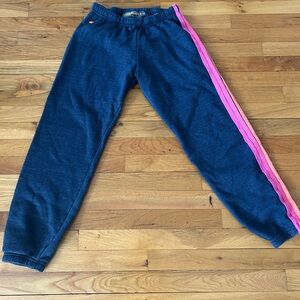 Aviator nation striped sweatpants